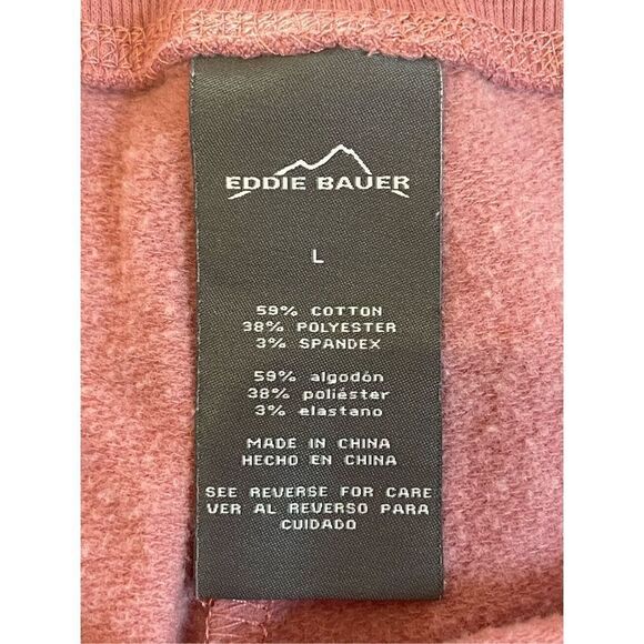 Eddie Bauer pink sweatpants women’s large - Picture 6 of 6
